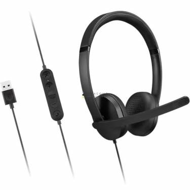 Lenovo USB-A Wired Stereo Gen 2 Headset Black