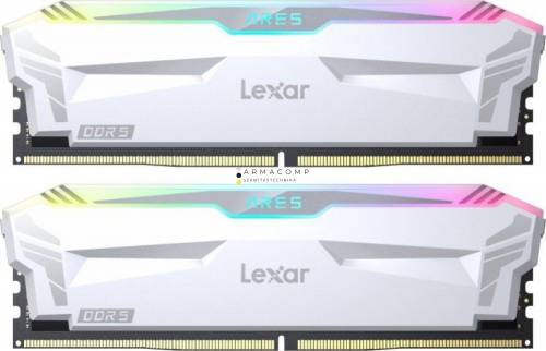 Lexar 32GB DDR5 6400MHz Kit(2x16GB) ARES RGB White