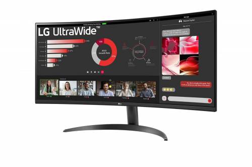 LG 34col 34WR50QK-B LED Curved