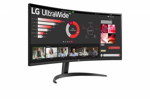 LG 34col 34WR50QK-B LED Curved