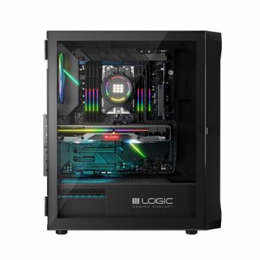 Logic Portos ARGB Midi Window Black