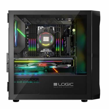 Logic Portos ARGB Mini Window Black