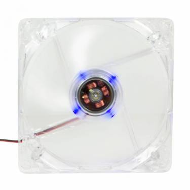 Logilink FAN102 8cm cooler Acryl with Blue LED