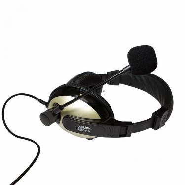 Logilink HS0011A Stereo Headset with High Comfort Black