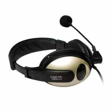 Logilink HS0011A Stereo Headset with High Comfort Black