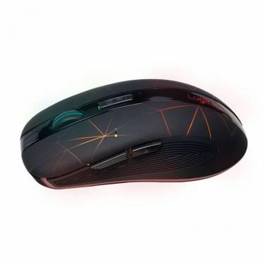 Logilink Illuminated wireless optical mouse Black