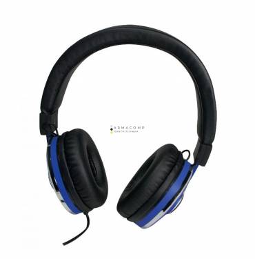 Logilink On-Ear Stereo Headset Black/Blue