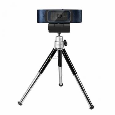 Logilink Portable mini tripod height adjustable 360° rotation Black