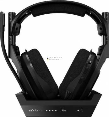 Logitech Astro A50 Gen 4 Wireless Gaming Headset + Base Station for PS4 Black/Grey