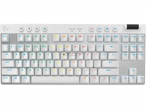 Logitech G Pro X TKL Gaming Keyboard GX Brown Tactile KDA White US