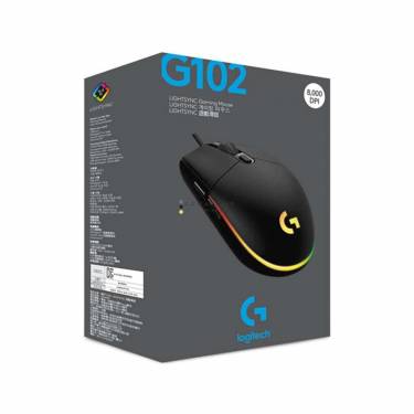 Logitech G102 LightSync Gamer Black