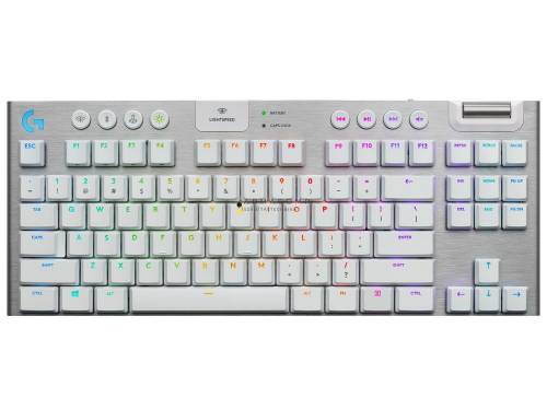 Logitech G915 TKL Lightspeed Wireless RGB GL Tactile Mechanical Gaming Keyboard White US