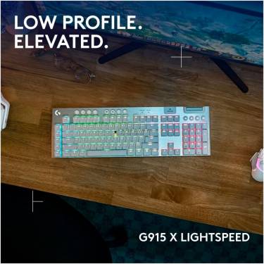 Logitech G915 X LIGHTSPEED Wireless Mechanical Gaming RGB Keyboard White US