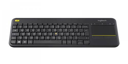 Logitech K400 Plus Wireless Touch Keyboard Black DE