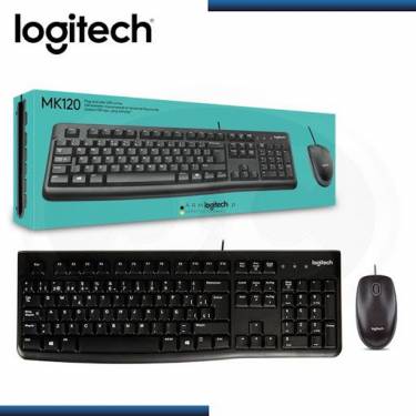 Logitech MK120 USB billentyűzet + egér Black UK