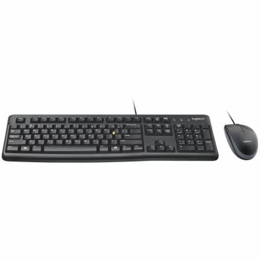 Logitech MK120 USB billentyűzet + egér Black US