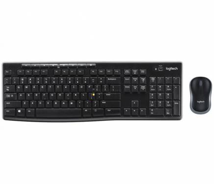 Logitech MK270 Wireless Billentyűzet + Egér Black UK