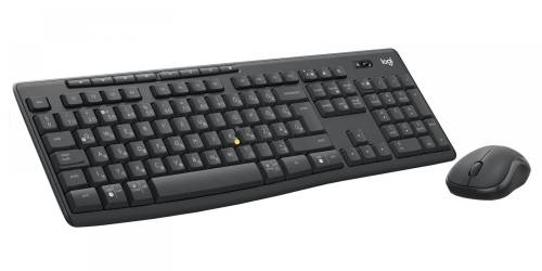 Logitech MK370 Wireless billentyűzet + optikai egér Black HU