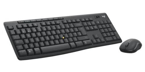 Logitech MK370 Wireless billentyűzet + optikai egér Black UK