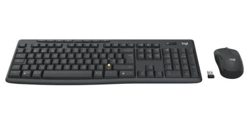 Logitech MK370 Wireless billentyűzet + optikai egér Black UK