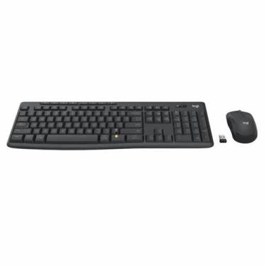 Logitech MK370 Wireless billentyűzet + optikai egér Black US