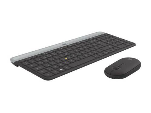 Logitech MK470 Slim Wireless Keyboard and Mouse Combo Graphite UK