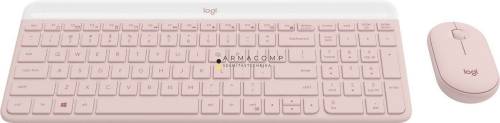 Logitech MK470 Slim Wireless Keyboard and Mouse Combo Rose US