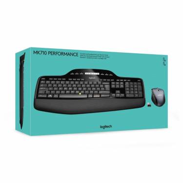 Logitech MK710  wireless billentyűzet + egér Wireless Desktop Black DE