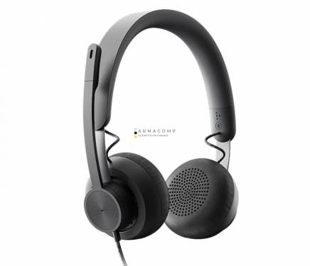 Logitech MSFT Teams Zone Wired Headset Black