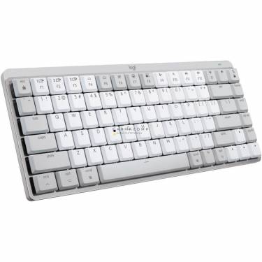 Logitech MX Mechanical Mini for Mac Tactile Quilet Mechanical Wireless Keyboard Pale Grey US