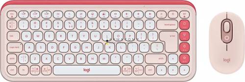 Logitech Pop Icon Wireless Keyboard Combo Pink US