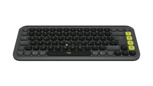 Logitech Pop Icon Wireless Keyboard Graphite US