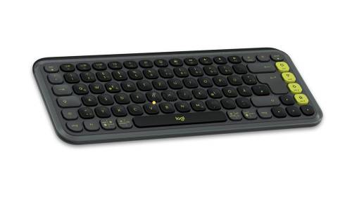 Logitech Pop Icon Wireless Keyboard Graphite US