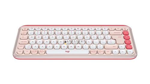 Logitech Pop Icon Wireless Keyboard Pink US