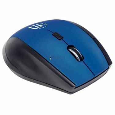 Manhattan Curve Wireless Mouse Blue/Black