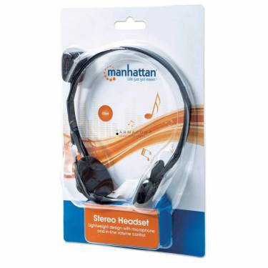 Manhattan Stereo Headset Black