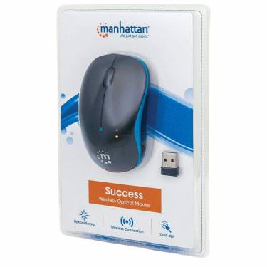 Manhattan Success Wireless Mouse Blue/Black