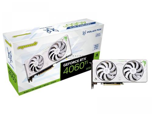 Manli GeForce RTX4060 Ti 8GB DDR6 Polar Fox White