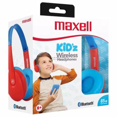 Maxell HP-BT350 BT KIDZ Kids Bluetooth Headset Blue/Red