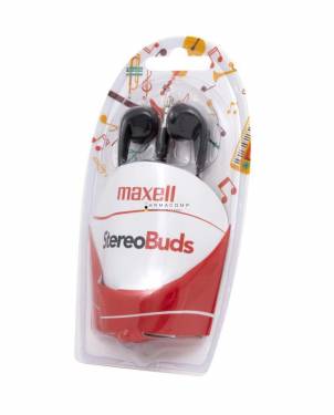 Maxell Stereo Buds Earphones Black