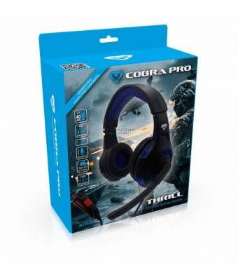 Media-Tech MT3594 Cobra Pro Thrill Headset Black/Blue