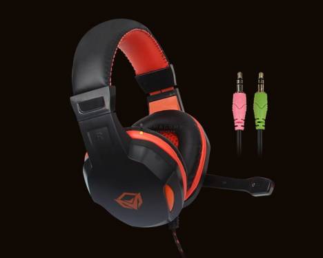 Meetion HP010 Gamer Headset Black/Orange