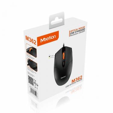 Meetion M362 mouse Black