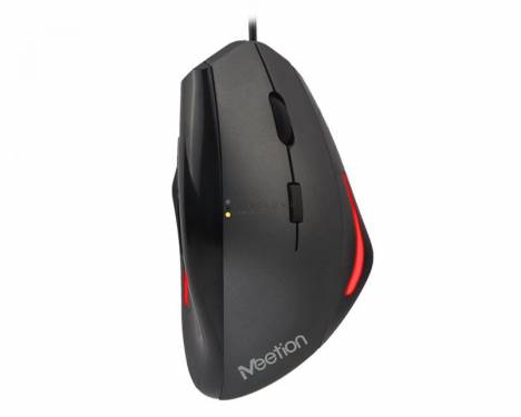 Meetion M380 Vertical mouse Black