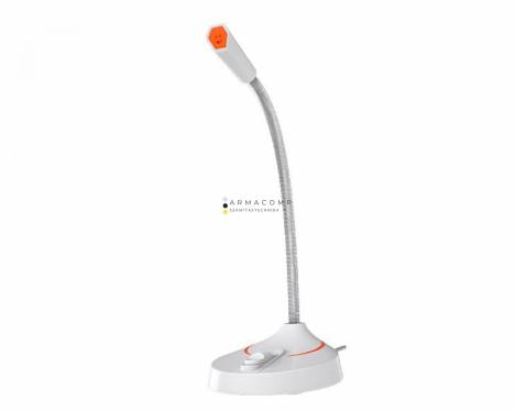 Meetion MC12 Wired Conference Room Gooseneck Microphone White