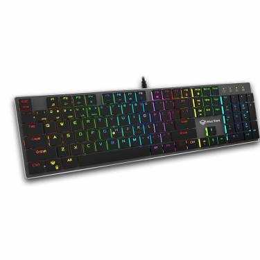 Meetion MT-MK80 Gamer RGB Ultra-thin Mechanical Keyboard Black US