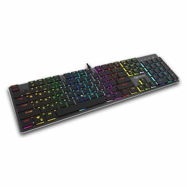 Meetion MT-MK80 Gamer RGB Ultra-thin Mechanical Keyboard Black US