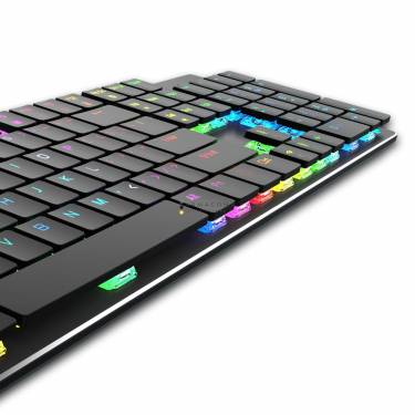 Meetion MT-MK80 Gamer RGB Ultra-thin Mechanical Keyboard Black US