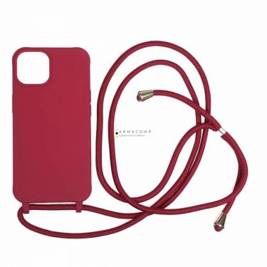 Mobile Origin Lanyard Case iPhone 14 Cherry