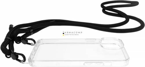 Mobile Origin Lanyard Case iPhone 14 Clear